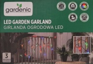 GIRLANDA ŁAŃCUCH ŚWIETLNY LAMPKI OGRODOWE LED KOLIBERKI
