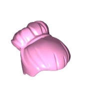 LEGO - Włosy kobiece upięte w kok - Bright Pink - 27186
