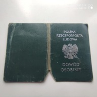 LEGITYMACJA DOWÓD OSOBISTY PRL OLMONTY - BIAŁYSTOK