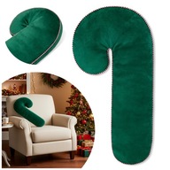 PODUSZKA ŚWIĄTECZNA DEKORACYJNA ZIELONA LASKA NA PREZENT 45 CM