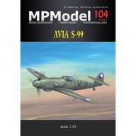 Myśliwiec AVIA S-99 (eks Messerschmitt BF-109) 1:33 MPModel nr 104 (5/2024)