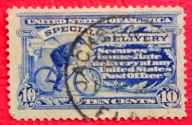 USA 1902 listonosz na rowerze jak na zdjęciach