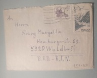 Polska. Koperta z obiegu. Kasownik Siemianowice04582