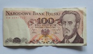 BANKNOT 100 ZŁ LUDWIK WARYŃSKI 1986 SERIA RW 4097520