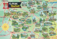 ANGLIA - THE PEAK DISTRICT - MAPKA - HERB