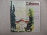 BAD SALZBRUNN-SZCZAWNO ZDRÓJ przedwojenny FOLDER REKLAMOWY 1939 r.