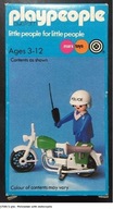 Playmobil system Policjant Na Motorze UNIKAT