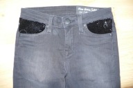 Dżinsy LEE, r. 26/31, SCARLETT czarne, cekiny, HIT