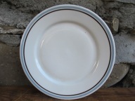 Porcelanowe Talerze Deserowe_Lubiana PRL