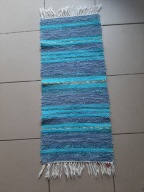 KILIM CHODNIK DYWANIK TKANY BAWEŁNIANY SKANDYNAWSKI 35/82 CM