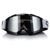 GOGLE NARCIARSKIE CZARNE LUSTRZANA SZYBA NA NARTY I SNOWBOARD