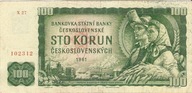 100 Koron 1961 Czechosłowacja
