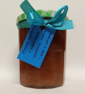 Domowa konfitura zimowa - jabłka papierówki, cynamon, imbir, cytryna 320 ml