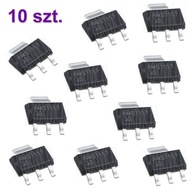 10x Regulator Napięcia 3,3v Stabilizator Nieregulowany AMS1117 SOT223 SMD