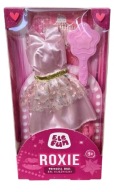 ZESTAW KSIĘŻNICZKI ROXIE ELEFUN PRINCESS BALL 3+SUKIENKA szczotka UBRANKO