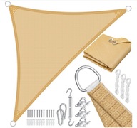 Markiza Przeciwsłoneczna Żagiel Ogrodowy Na Balkon Taras 600 x 420 cm