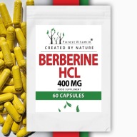Berberyna HCL 400mg 60kaps BERBERINE ODCHUDZANIE CUKRZYCA REGULUJE CUKIER