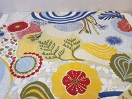 VINTAGE S TKANINA MATERIAŁ DESIGN SKANDYNAWSKA KWIATY