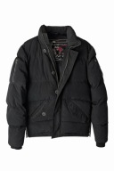 Kurtka puchowa premium oryginalna Moose Knuckles czarna puch naturalny L