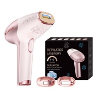 DEPILATOR IPL DO WŁOSÓW CIAŁA LASEROWY BIKINI NÓG DEPILACJA BEZBOLESNY RÓŻ