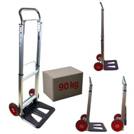 WÓZEK TRANSPORTOWY MAGAZYNOWY TOWAROWY METALOWY MŁYNARKA 90 KG SCHODOWY