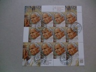 arkusz 4874 40 Rocznica wyboru Karola Wojtyły na Papieża kas FDC