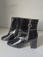 Eleganckie Primark lakierowane 39 czarne