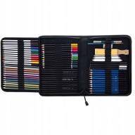 ZESTAW DO SZKICOWANIA RYSOWANIA PROFESJONALNY SZKICOWNIK OŁÓWKI ETUI 74W1