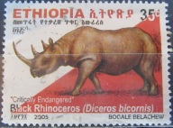 Etiopia stary znaczek (10/3