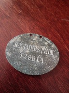 Nieśmiertelnik stalag Hammerstein Czarne, nietypowy