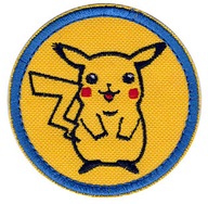 PIKACHU _ POKEMON ___ ŁATKA, NASZYWKA 7,5cm