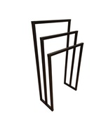 WIESZAK STOJAK NA RĘCZNIKI ŁAZIENKOWY 3 RAMIONA LOFT INDUSTRIAL CZARNY