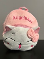 Plecak przedszkolny wielokomorowy, dziewczynki, różowy, prezent