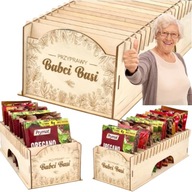 PREZENT NA DZIEŃ BABCI POJEMNIK PRZYPRAWY ORGANIZER STOJAK PERSONALIZOWANY