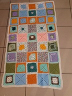 KOC NARZUTA DYWANIK WEŁNA SKANDYNAWSKI 130/73 CM