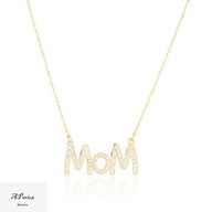 Cp10574 Celebrytka złocona "Mama"