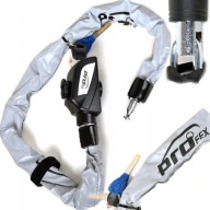 Profex Zapięcie Rowerowe ŁAŃCUCH Blokada do Roweru 85 cm 8 mm ODBLASKOWA