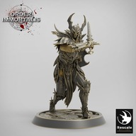 Bloodknight Sword Windup - OI - figurka RPG DnD D&D - druk 3D 14K