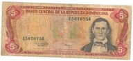 Banknot Dominikana 5 Pesos 1994 rok
