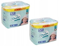 PAMPERSY DADA XXL ROZMIAR 5 MIĘKKIE 15-25 kg 136 szt. CHŁONNE DELIKATNE