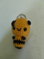 Brelok Pszczoła z Szydełka
