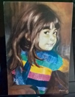 Widokowka Portret dziewczynki bez obiegu 1979