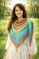 LUKSUSOWA DELIKATNA JAK MGIEŁKA CHUSTA Z MOHERU_NOSZONA NA RÓŻNE SPOSOBY