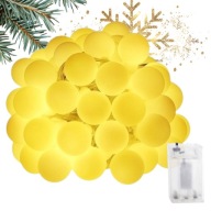 Lampki choinkowe wewnątrz 10 m 51 - 100 lampek na Baterie AAx3szt