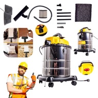 ZESTAW ODKURZACZ PRZEMYSLOWY DO POPIOLU BEZWORKOWY DO DOMU DO + GRATISY