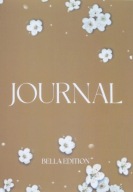 Notes A5 BEŻOWY w kwiatki soft touch BELLA EDITION