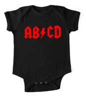 86 / 18M BODY NIEMOWLĘCE „AB/CD” STYL AC/DC