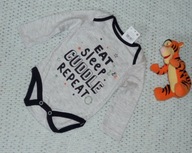 Body bluzka napisy bawełna 62 cm Nowa #17