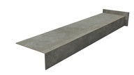 Płytki na schody antypoślizgowe 120x30 szare CONCRETE GRAPHITE - RYFLE