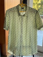 C Koszula Paul Smith hawajska żółta subtelne palmy bawełna M